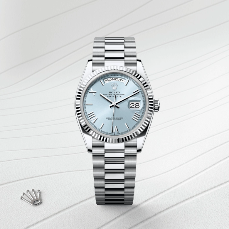 Rolex Day-Date in Platinum, M128236-0018 - Cortina Watch Singapore