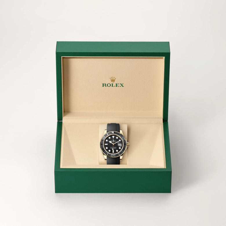 Rolex Yacht-Master in 18 ct yellow gold, M226658-0001 - Cortina Watch Singapore