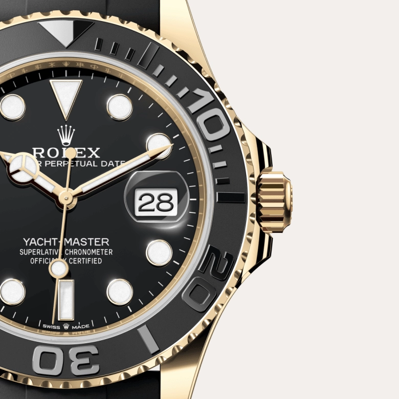 Rolex Yacht-Master in 18 ct yellow gold, M226658-0001 - Cortina Watch Singapore
