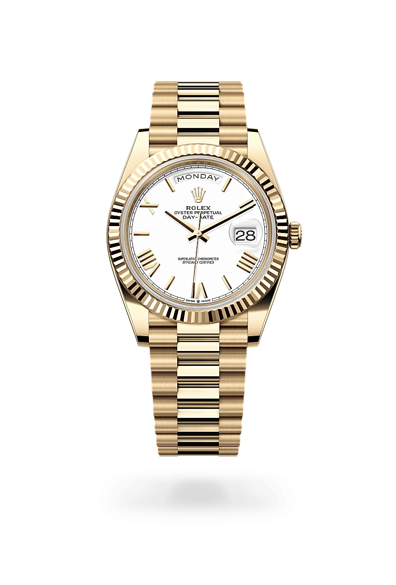 Rolex Day-Date in 18 ct yellow gold, M228238-0042 - Cortina Watch Singapore