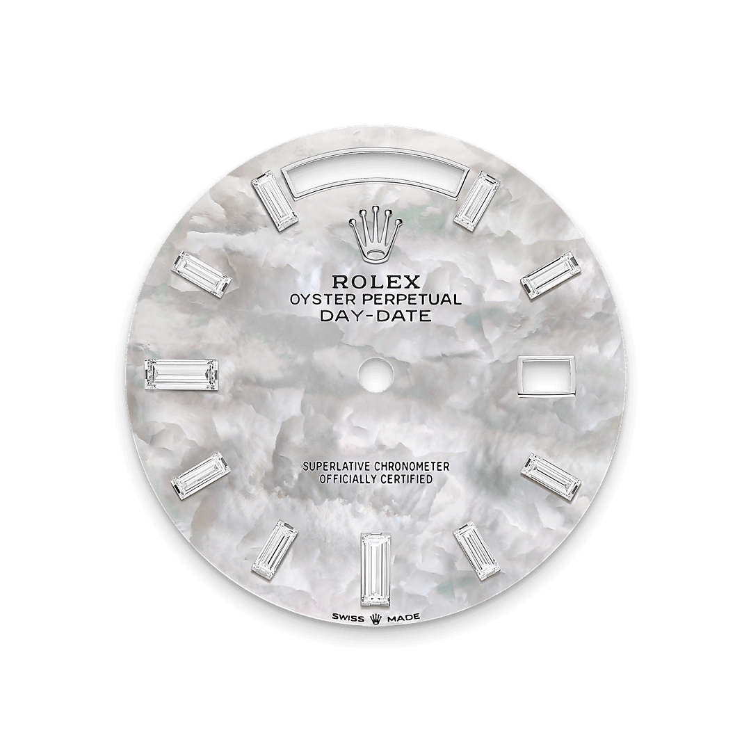 Rolex Day-Date in 18 ct white gold, M228239-0078 - Cortina Watch Singapore