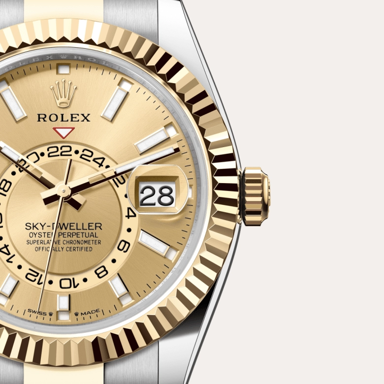 Rolex Sky-Dweller in Yellow Rolesor - combination of Oystersteel and yellow gold, M336933-0001 - Cortina Watch Singapore
