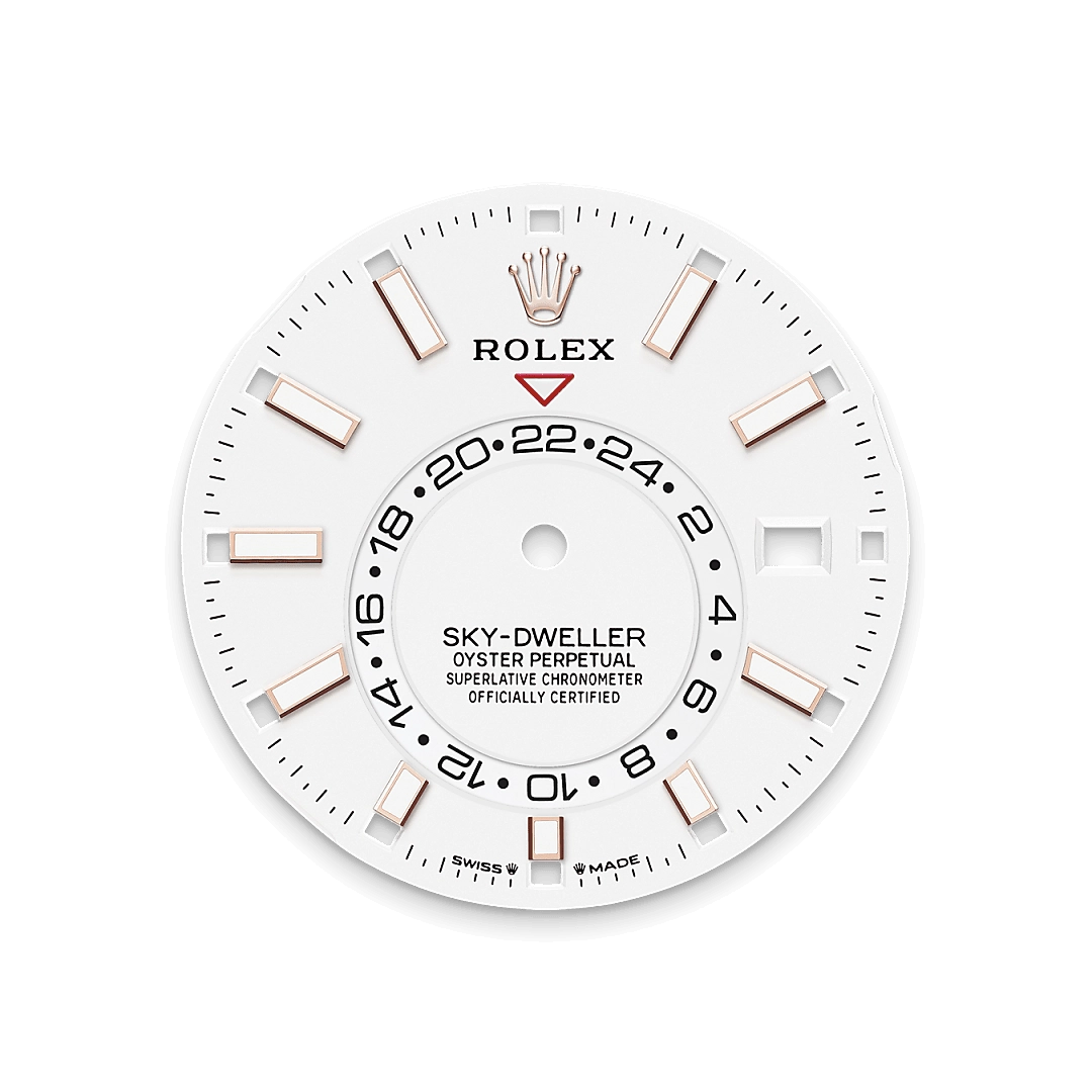 Rolex Sky-Dweller in 18 ct Everose gold, M336935-0007 - Cortina Watch Singapore