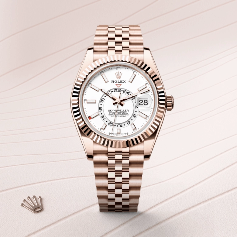 Rolex Sky-Dweller in 18 ct Everose gold, M336935-0007 - Cortina Watch Singapore
