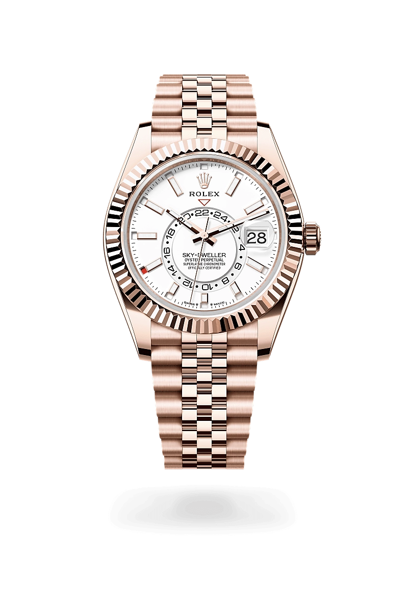 Rolex Sky-Dweller in 18 ct Everose gold, M336935-0007 - Cortina Watch Singapore